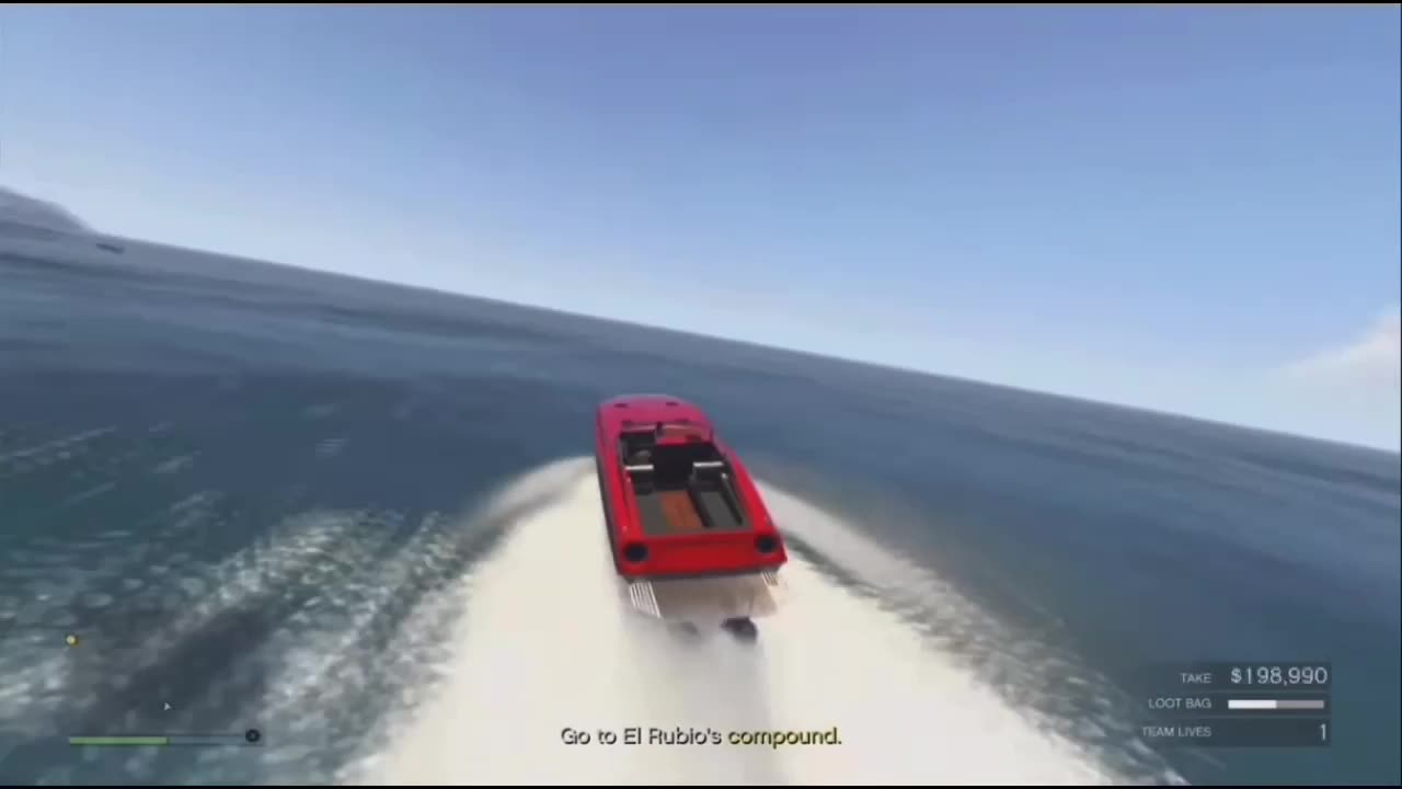 GTA 5 - Rick Grimes First Pink Diamond With Dreams by Van Halen on Cayo Perico Finale - Grand Theft Auto V
