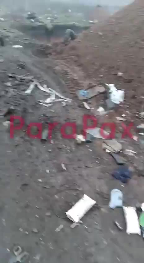 The Road into Pokrovsk is Lined by Hundreds of Russian Infantry