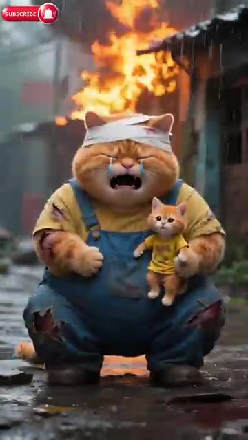 Pussy cat- angry wife and a poor father