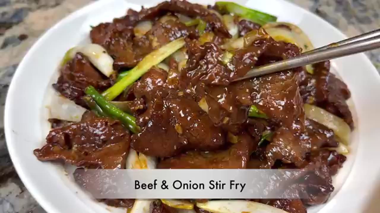 Beef And Onion Stir Fry ｜Tender And Juicy Beef