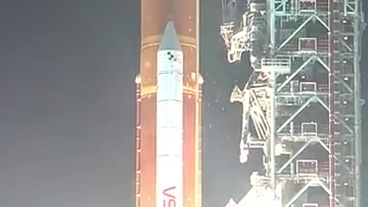 NASA's Artemis I Rocket Launch from Launch Pad 39B Perimeter