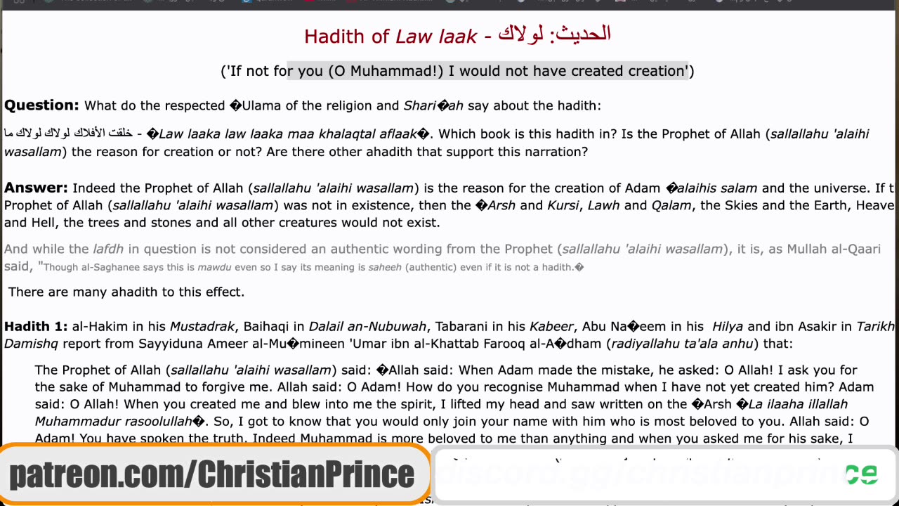 Christian prince So islam isolate you from your family