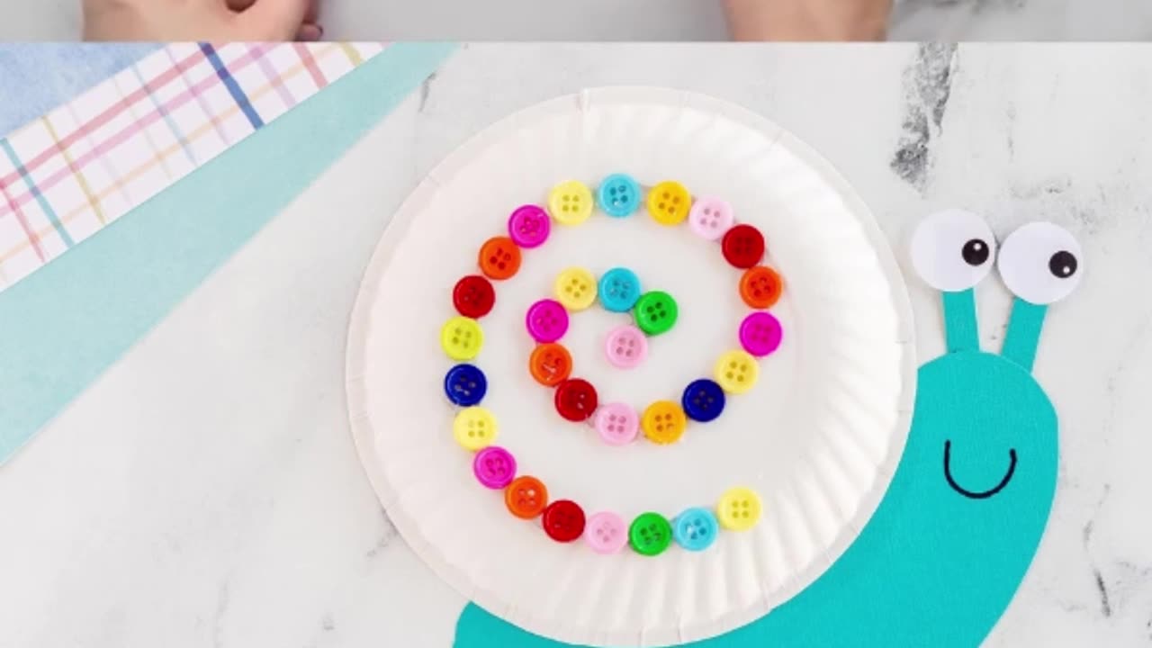 Paper Plate Snail