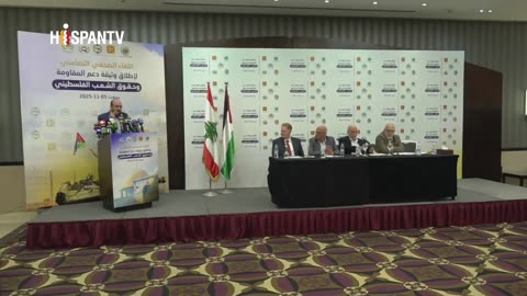 Activistas en Beirut expresan apoyo a Resistencia y pueblo palestinos