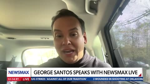 📌 George Santos on Newsmax after being freed by POTUS