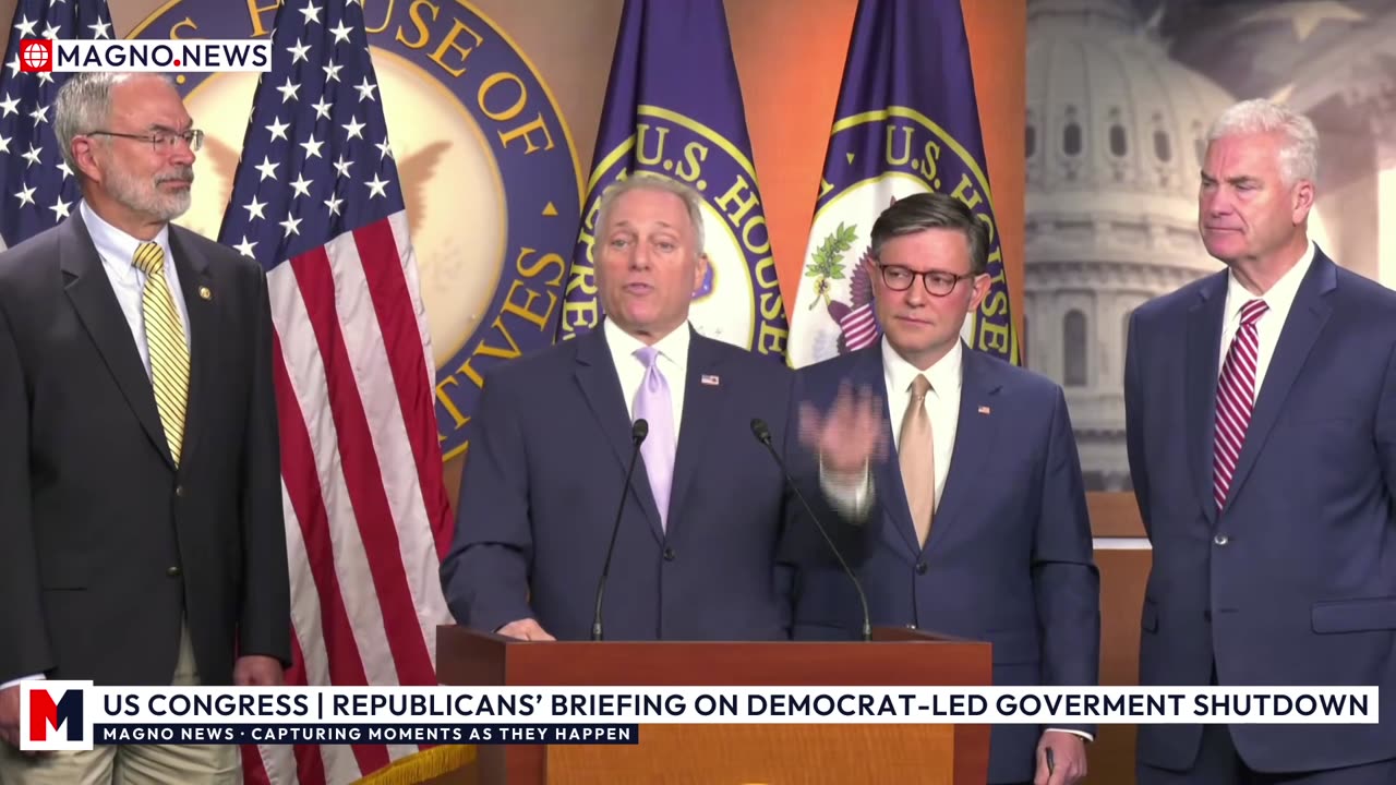 🇺🇸 Speaker Mike Johnson Holds Briefing on Day 20 of Democrat-Led Shutdown of Government [LIVE]