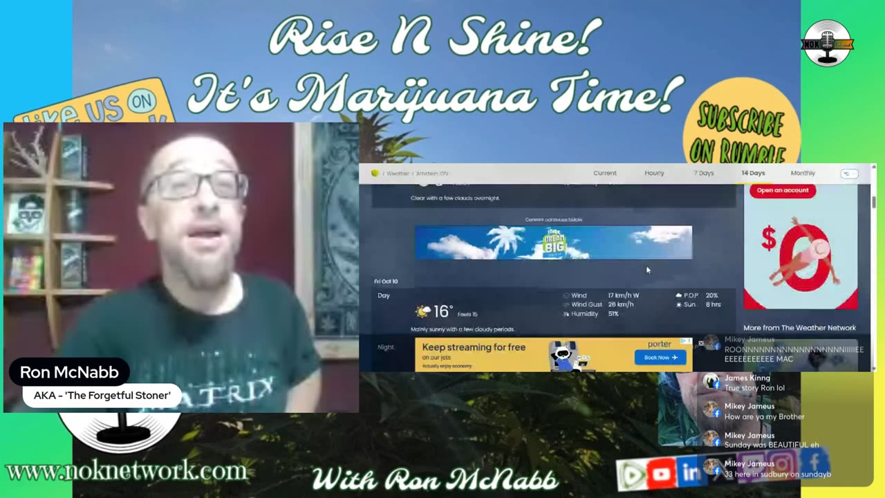 Rise ‘N Shine! It's Marijuana Time! Wake ‘N Bake Show Ep 330 October 7, 2025