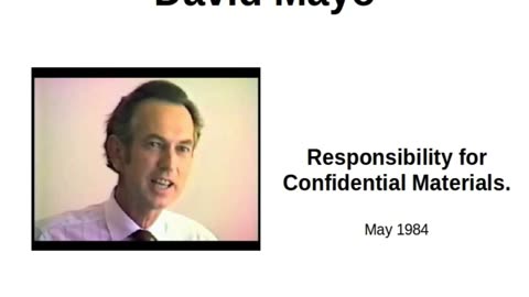 David Mayo, Responsibility for Confidential Materials