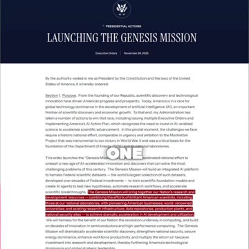 Trump just authorized the largest AI-Science initiative in U.S. history: The Genesis Mission