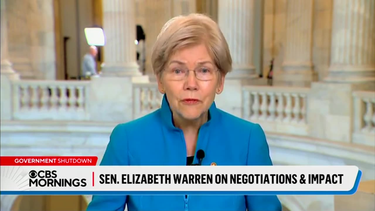 Elizabeth Warren Lashes Out At CBS Host Confronting Her Giving Non-Citizens Healthcare