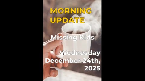 Morning Update: Why Don't Dems Want These Trafficked Kids Found?