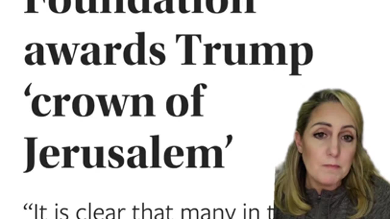 Trump is the King of Jerusalem ?