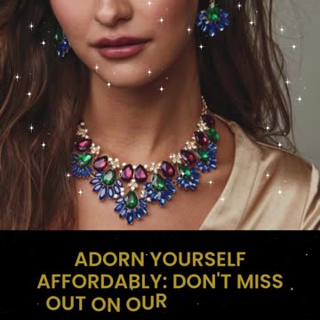 Earthy Sparkle Statement Necklace Limited Edition