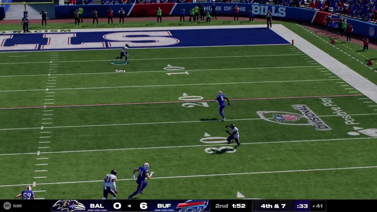 AFC Playoff Game Ravens @ Bills Full Game - Madden NFL 25