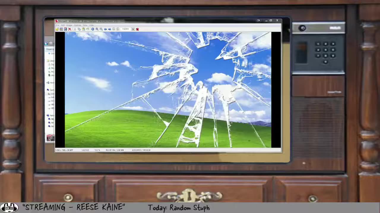 Reese shows off his backgrounds