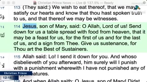 Christian prince It's the joy of allah