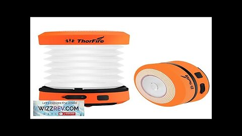 ThorFire CL01 LED Camping Lights Hand Crank USB Rechargeable Lanterns Collapsible Mini Review