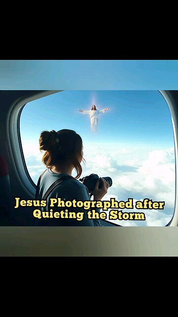 ✝️ Jesus Photographed After A Scared Airplane Passenger Prays for help 🙏