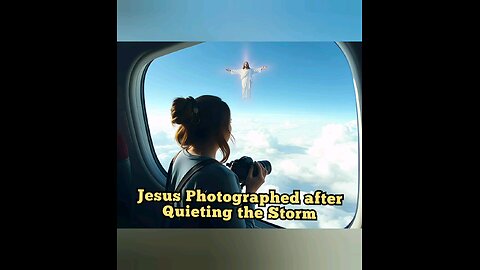 ✝️ Jesus Photographed After A Scared Airplane Passenger Prays for help 🙏