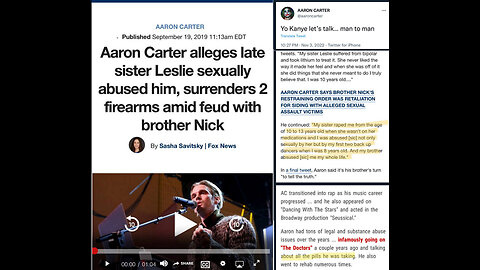 Britney spears lindsay lohan aaron carter kanye west Charlie Kirk democrat handlers pretend pastors