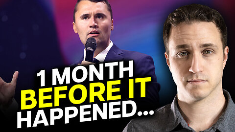 A Prophecy Shared One Month Before We Lost Charlie Kirk.