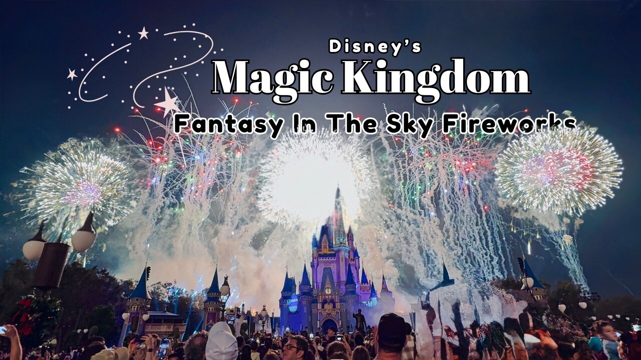 Fantasy in the Sky Fireworks New Years Eve 2025 at Disney’s Magic Kingdom at Disney World [Ep 6]