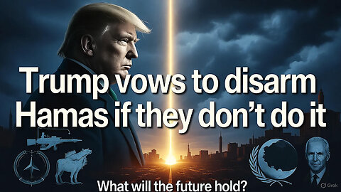 Trump vows to disarm Hamas if they don't do it