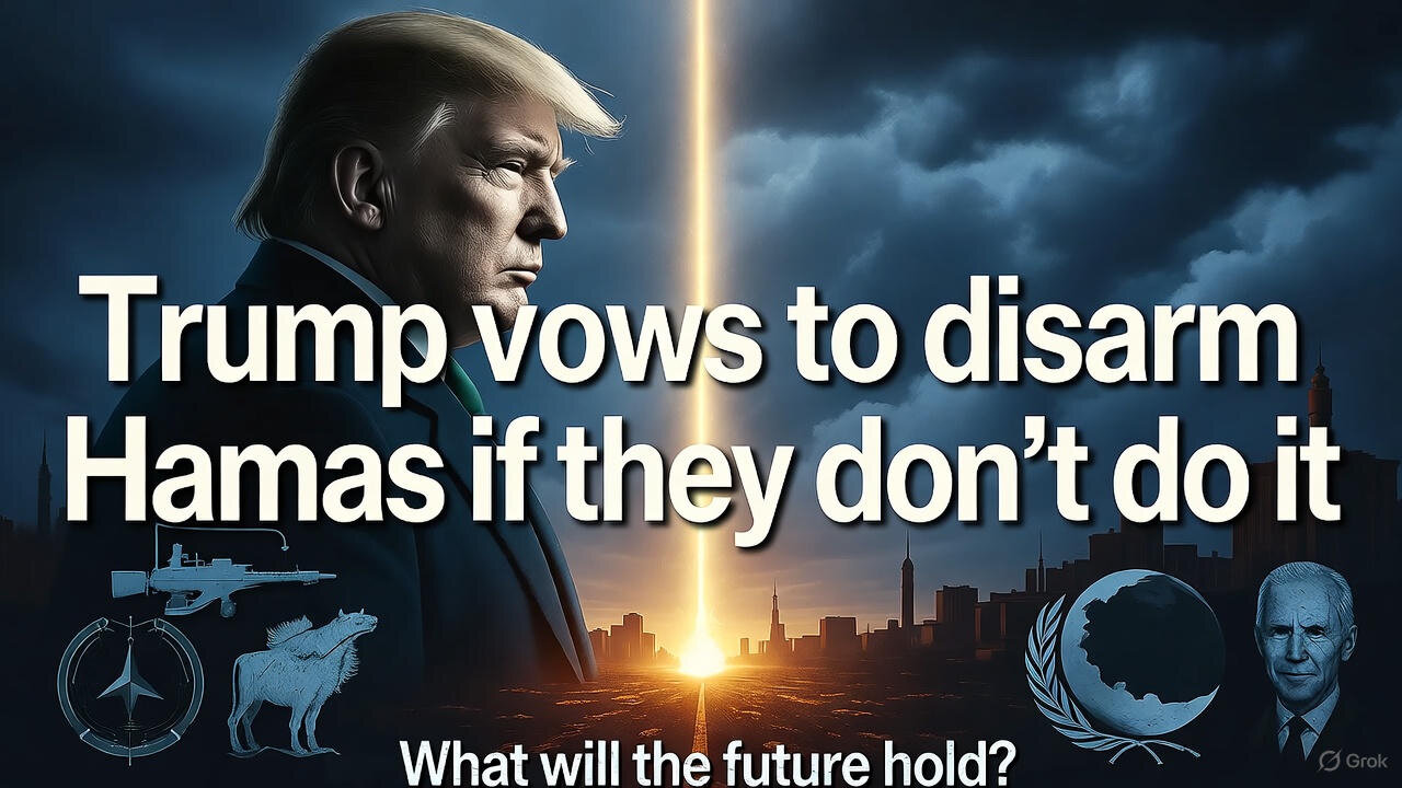 Trump vows to disarm Hamas if they don't do it