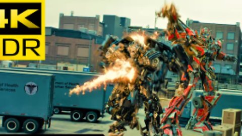 4K HDR ● Transformers Fight Scene