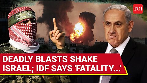 Deadly Explosion In Israel_ Rocket Sirens Boom Amid Truce Talks Tensions _ IDF Airstrikes In Gaza