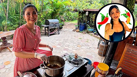 ASMR No Narration Asian Cooking Pork Stew