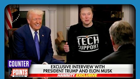 3 WAY LOVEFEST As Trump, Musk, Hannity DEFEND DOGE