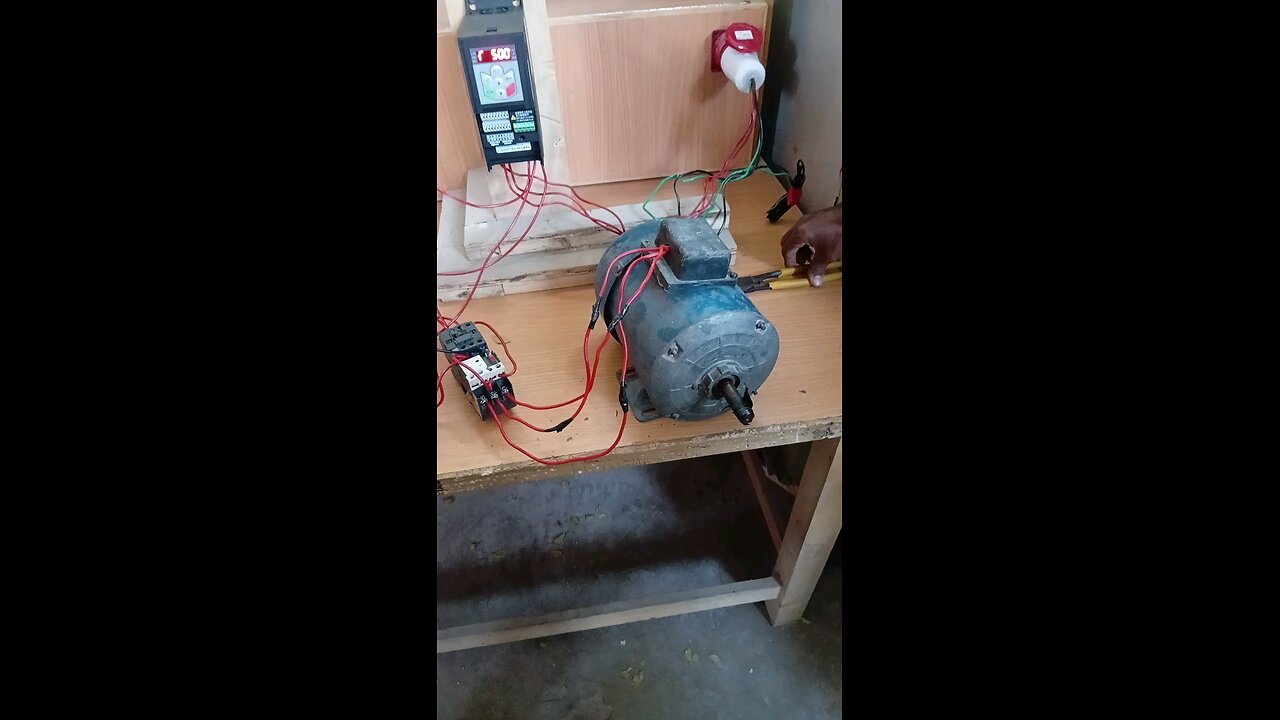 VFD Motor for elevator, terminal and, motor Electrical machine take Electric energy and convert into