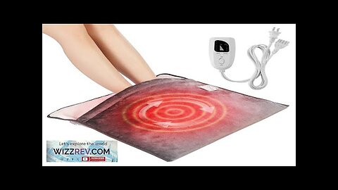 VEVOR Electric Heated Foot Warmer Soft Flannel Foot Heating Pad 21.5" x Review