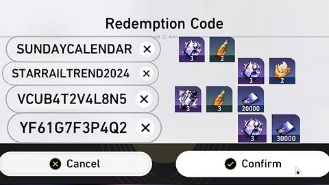 December 25, 2024 ITEM Codes (Honkai: Star Rail)