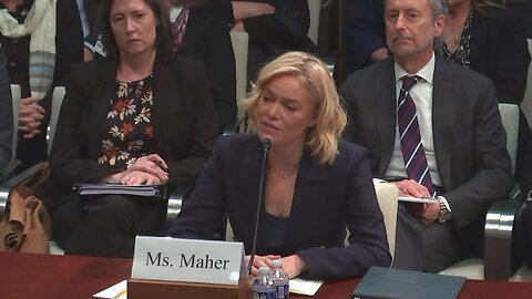 When Katherine Maher (who claimed truth was "getting in the way") testified before congress