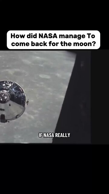 How did NASA come back from the moon?