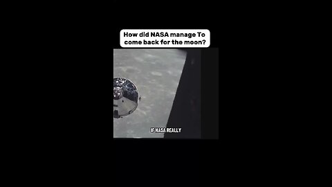 How did NASA come back from the moon?