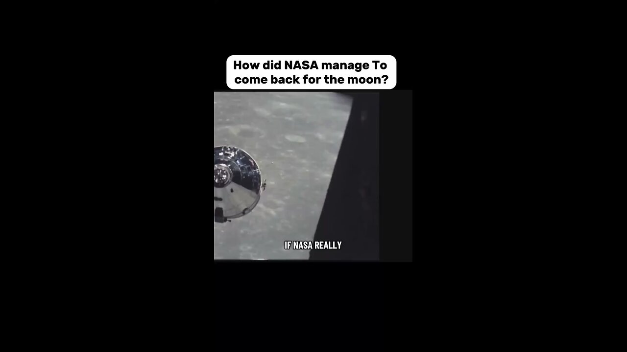How did NASA come back from the moon?