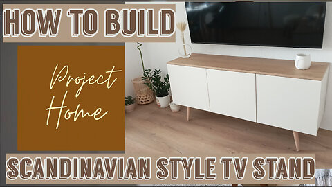 How to Build Scandinavian Style TV stand at Home / How to build Media Console