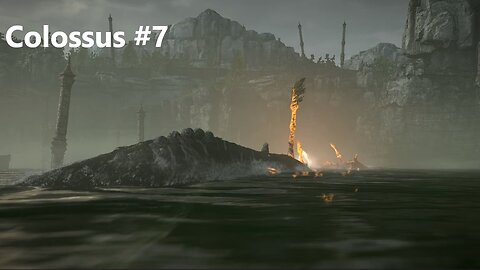 Shadow of the Colossus PS5 - Defeating Colossus #7