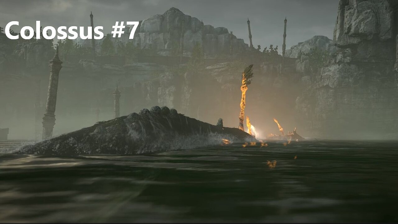 Shadow of the Colossus PS5 - Defeating Colossus #7