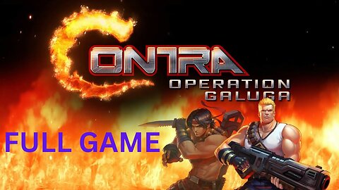 گیم پلی بازی اکشن شوتر CONTRA OPERATION GALUGA FULL GAME 😊