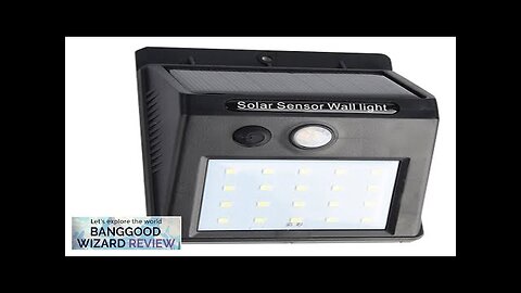 20/40 LED Solar Light With Security Motion Waterproof Sensor Outdoor Wall Lamp Review