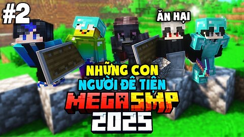 The Most "Bad" People on the Server - Crowdfunding Team |Minecraft MEGA SMP 2025 Episode 2