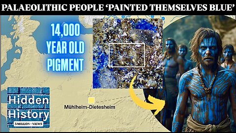 Palaeolithic age blue pigment find in Germany is first use ever discovered by archaeologists
