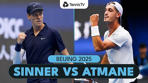 Jannik Sinner & Terence Atmane Face Off 🔥 | Beijing 2025 Highlights