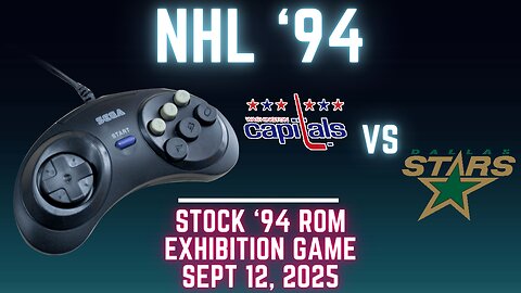 NHL '94: Capitals (Len the Lengend) at Stars (Ted_HitchCoCk) {Genesis} - Exhibition 177