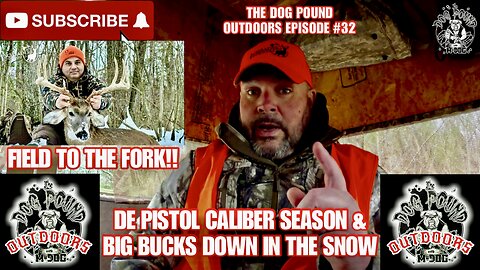 PISTOL CALIBER DEER SEASON IN DELAWARE AND BIG BUCKS FALL IN THE SNOW IN MARYLAND!