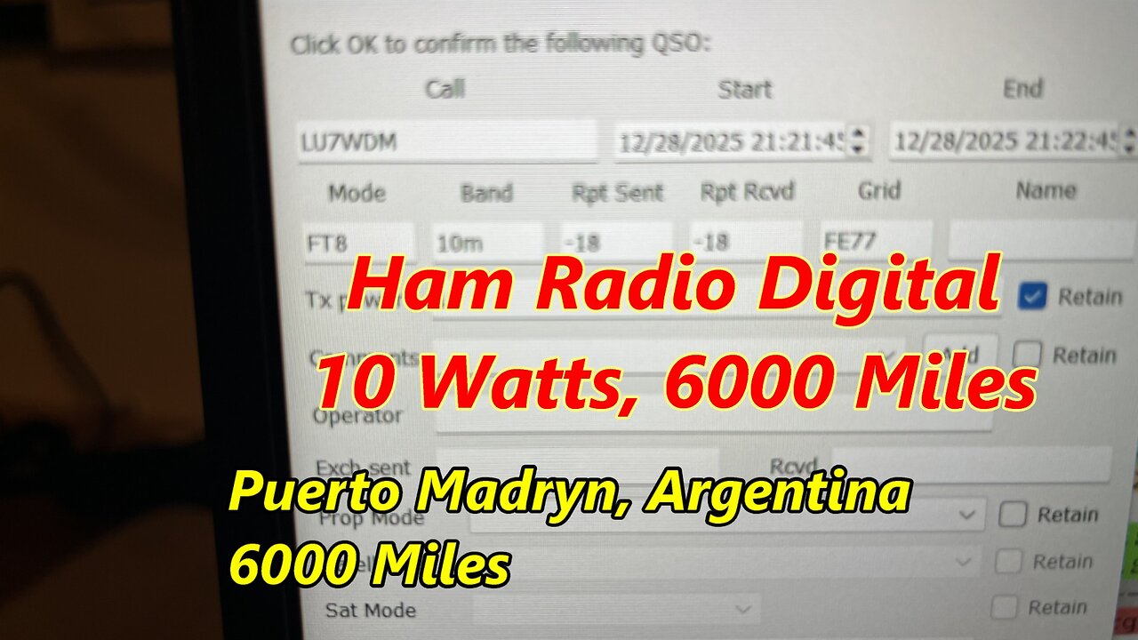 Digital Radio Contacts- 6000 Miles